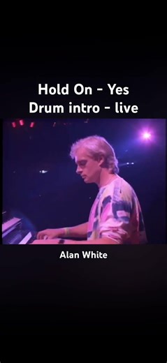 Hold on - YES - drum intro live #yesband