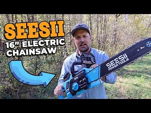SEESII 40V 16-Inch Cordless Chainsaw Review | Powerful Battery Chainsaw Tested