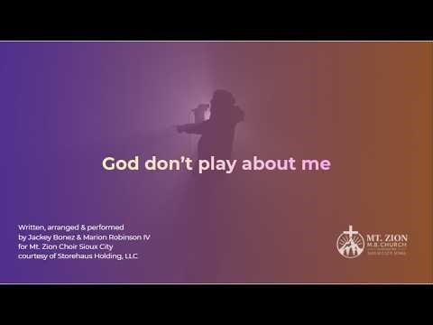 God Don’t Play About Me (Official Video) | Christian Rap | Mt. Zion Choir Sioux City