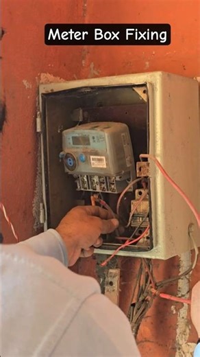 Replacement Of Meter Box #educational #electrical #fyp #trendingnow #trending #ytshorts #shorts