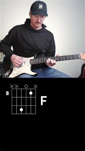 Just slidin' the shape - Key of C #guitar #worshipchords #guitarlesson