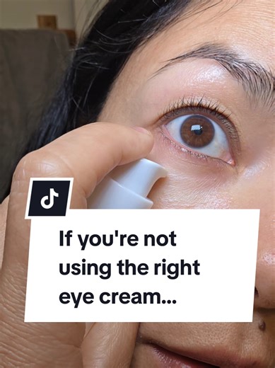 If you're not using the right eye cream it's not too late to try this #eyecream #eyecreamfordarkcircle #undereyes