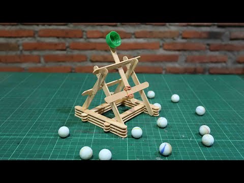 How to make a catapult with popsicle sticks