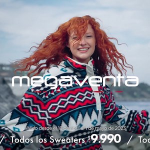 586K views · 706 reactions | ¡Todos los sweaters a $9.990!  La tendencia Nordic está en Megaventa de Tricot  | Tricot | Facebook