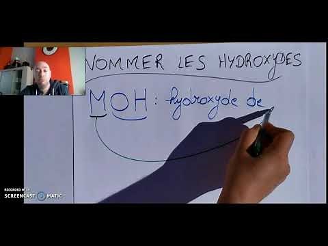 Chimie Nomenclature - Apprendre à nommer les hydroxydes MOH
