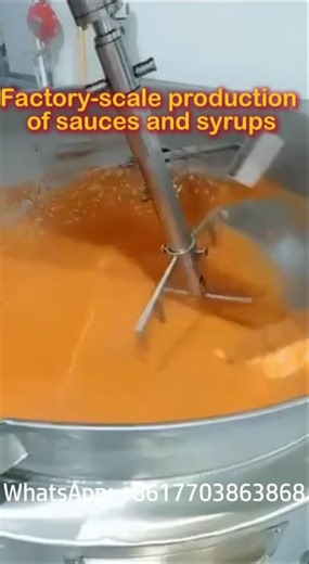 Industrial Planetary Cooking Mixer for Sauce, Syrup & Porridge Production