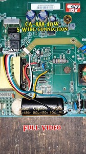 6.2K views · 48 reactions | CA-888 40W 5 Wire connection Part 5 | Alamin Elc | Facebook