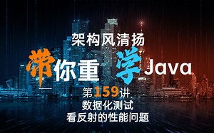 《2022重学Java》第159讲，测试数据化看如何优化反射的性能问题