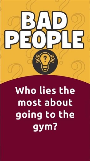Bad People Game Questions | Answer in Comments 👀🔥