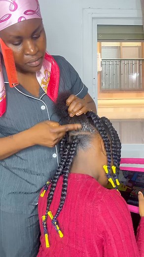 Beautiful 10 big box braids with colourful kids accessories for little girls 😍💫#fyp #foryoupage | SmithO WORLD