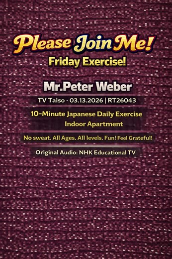 10-Minute Japanese Radio Taiso Routine for All Ages