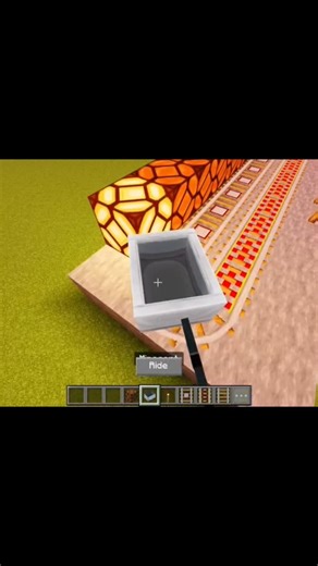 Minecraft Track Light 💀 Brainrot Build (Montagem Rugada) | Noob to Pro #shorts