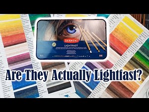 How Lightfast Are Derwent Lightfast Coloured Pencils? One Year Full Sun Window Test Results!