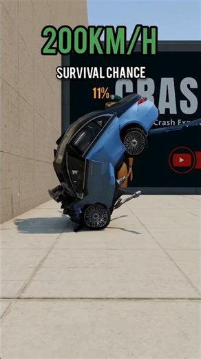 Mercedes Maybach vs Wall 😳 30–300 km/h Survival Test