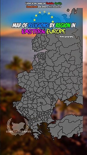 Map of religions by regions in Europe✝️☦️#geography#europe#map#mapping#fyp#mapper#fypviralシ