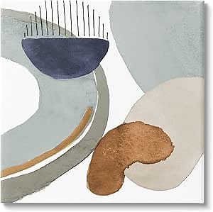 Stupell Industries Bold Contemporary Shapes Geometric Paint Strokes Lines, Design by Lanie Loreth