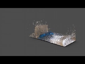 Keyshot 7 liquid simulation test rendering