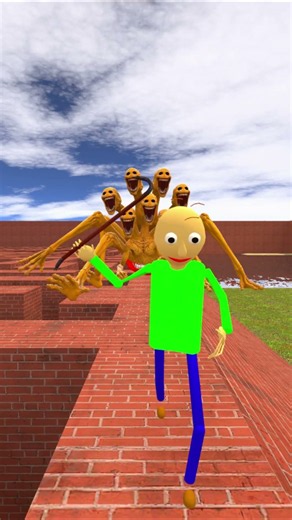 CAN GREEN BALDI ESCAPE FRoM VERITY WORM In Garry s Mod_320k
