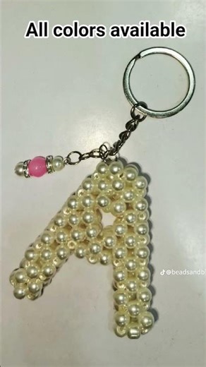 A Alphabet Keychain available in all colors #explore #fashionshorts #trendingnow #shorts #diy #FYP