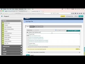 Survey Monkey Tutorial