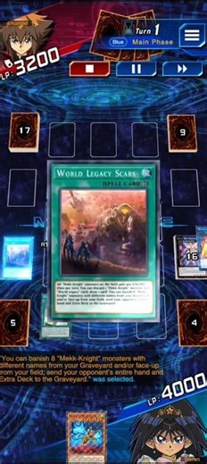 Destroy opponent's entire Hand and Extra Deck with Mekk-knight [Yu-Gi-Oh! Duel Links] #yugioh