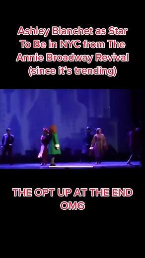 Ashley Blanchet as Star To Be in NYC from The Annie Broadway Revival