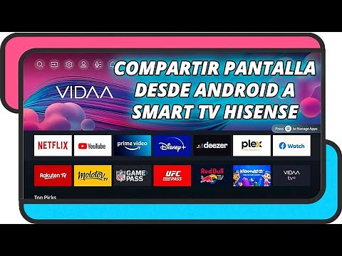 Compartir pantalla desde un smartphone Android a una Smart TV Hisense VIDAA