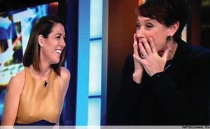 Wardrobe malfunction caught on live TV
