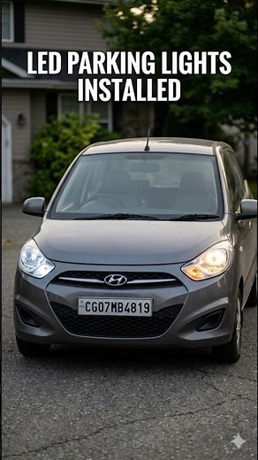 How to install LED parking lights in car ✅ #shorts #short