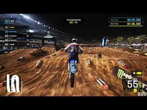 Monster Energy Supercross 25 - Yamaha YZ 250F - Gameplay (PC UHD) [4K60FPS]
