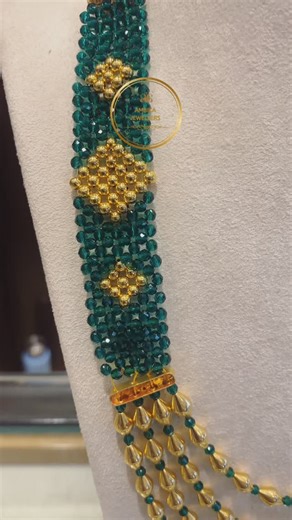 Ambika Gold Jewellers on Instagram: "Beautiful green tushi neckalce @ambika_jewellers78 Purity 916 (22k hallmark ) HUID. Visit Ambika jewellers Panjim Goa ,for best designs and transparency along with reasonable making charges . 📞9011447878. Address Ambika Jewellers shop No 1 Edcon Encrocio Near Don Bosco School Panjim . #goanjewellery#gold #goldjewelry #goa #trendingreels #trendingreels #newdesign"