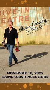 14 shares | ’70s pop icon Shaun Cassidy live 11/13 at BCMC! Hear the hits and stories. Learn more  bit.ly/SC-BCMC | Brown County Music Center | Facebook