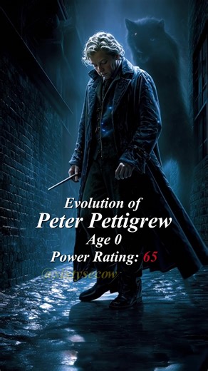 Evolution of Peter Pettigrew 🐀 🦁 #peterpettigrew #harrypottertok