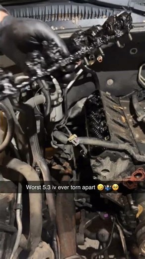 Worst 5.3 LS V8 rocker arm removal🙁🙁 #chevy #LS #Gen3 #gmcyukon