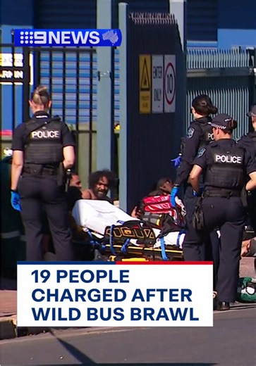 Witnesses said some gathered rocks from the roadside while others ripped seats from the bus and used them as weapons. #9News