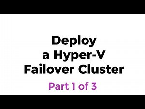 Deploying Hyper-V Cluster – Part 1 – Lab Tour, N/W, System, H/W & Failover Cluster Requirements