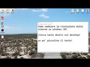 Cambiare risoluzione schermo su Windows 10