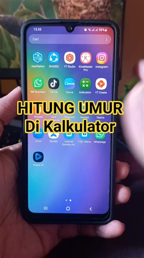 Cara Menghitung Umur di Kalkulator Hp dengan Mudah !