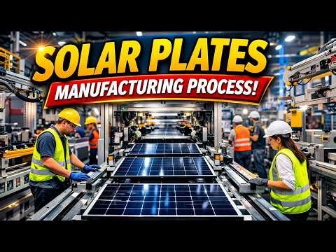 Solar Panels Manufacturing Process Explained | Factory Inside Tour