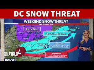DC weather: Snow chances this weekend as cold temperatures continue