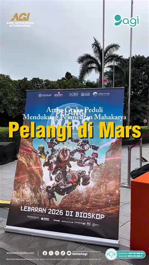 Peluncuran Balon Raksasa di SCBD untuk Pelangi di Mars