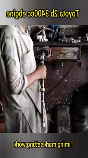 toyota 2b engine timing mark setting #reels | Logan Chitwood | Facebook