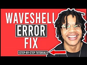 How To Fix Waves Wavesshell VST Error Part 2 (Step-By-Step Tutorial)