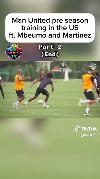 Manchester United Pre-Season Training with Mbeumo