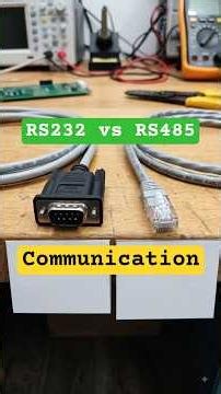 RS232 vs RS485 vs RJ45 #automation
