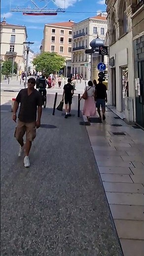 Valence, France, 4K, Walking Tour,- French region