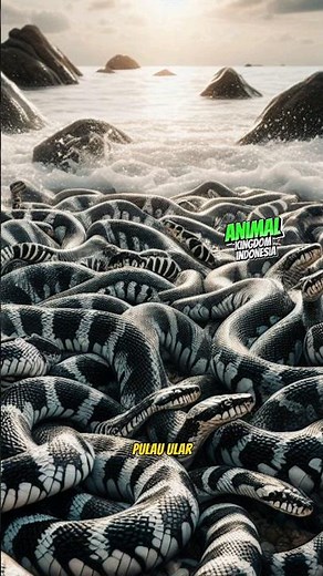 Pulau ular di indonesia !!!