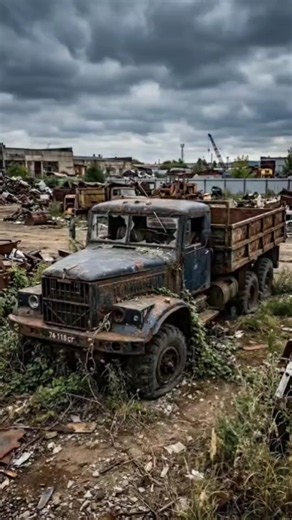Rusted Truck Rediscovered After Decades Of Neglect 🚚✨ #restoration #transformation #viral