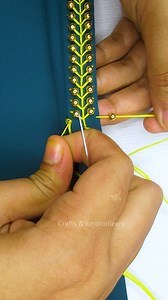 1.5M views · 8.7K reactions | Viral Hand Embroidery! 瑱 #reelsviralシ #handembroidery #viralvideoシ #craftwork #sewingtutorial #virals #fabricdesign #satisfying #everyone #love #cute #reels | Crafts & Embroidery | Facebook