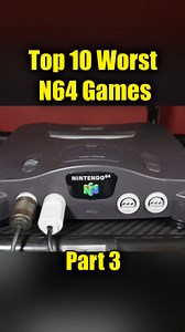Top 10 Worst N64 Games PART 3 The Nintendo 64 had hundreds of different video game cartridges made for it. In this video, I'm going to go over the 10 that are considered the worst, according to some of the most enthusiastic supporters of the system. They may also call them "terrible" or just plane "bad." Gameplay captured from the S-video output of an actual N64 system. A few real cartridges were used, but I mostly used the Summer Cart. #retrogaming #gaming #n64 | Gaming The Systems